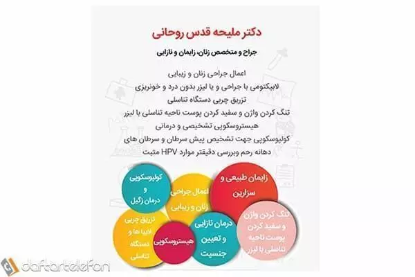 مطب دکتر ملیحه قدس روحانی