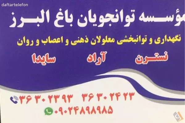 مرکز نگهداری و توانبخشی بیماران اعصاب و روان بانوان سایدا